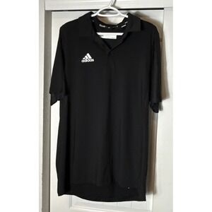 Adidas Primegreen Golf Polo Shirt – Men's Large,  Black Aeroready EUC